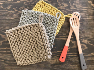 Crochet Rope Potholder or Trivet