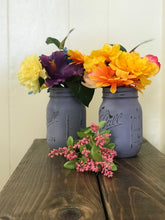 Load image into Gallery viewer, Lavender mason jar vase
