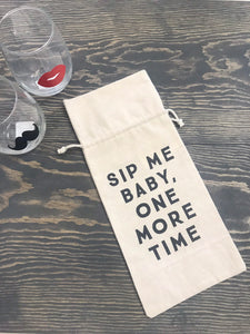 Funny Wine Gift Bag - Cotton