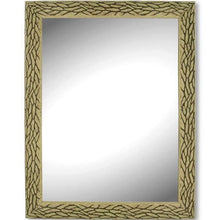 Load image into Gallery viewer, Rectangular glass mirror with carved looking frame
