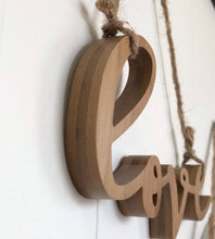 Load image into Gallery viewer, Farmhouse &quot;love&quot; hanging decor
