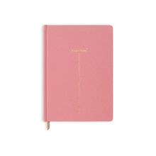 Load image into Gallery viewer, Notebook Dusty Pink Hard Cover Cloth Journal
