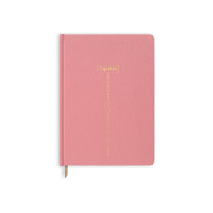Notebook Dusty Pink Hard Cover Cloth Journal