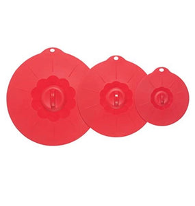 Reusable Silicone Suction Lid Set Of 3