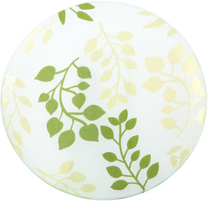 Green Fern - Candle Tray Plate