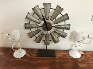 Windmill Sofa Table Clock