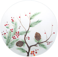 Load image into Gallery viewer, Pine Cones and Berries - Candle Tray Plate
