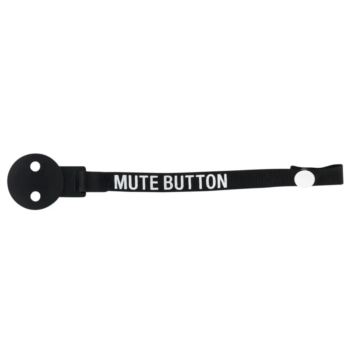 Mute best sale button pacifier