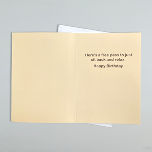 Funny Birthday Card | Funny Old Age Birthday Card | Over The Hill Birthday Greeting Card