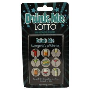 Card Game | Drink Me Lotto |  Scratch off Drinking Lotto Game