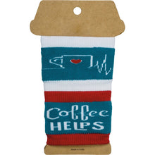 Load image into Gallery viewer, Sipper Sleeves - Life Happens Coffee Helps
