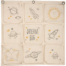 Load image into Gallery viewer, Dream Big Galaxy Hanging Storage Bag
