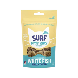 Surf Kitty Kitty Cat Treat White Fish With Krill | White Fish Flavored Cat Treats