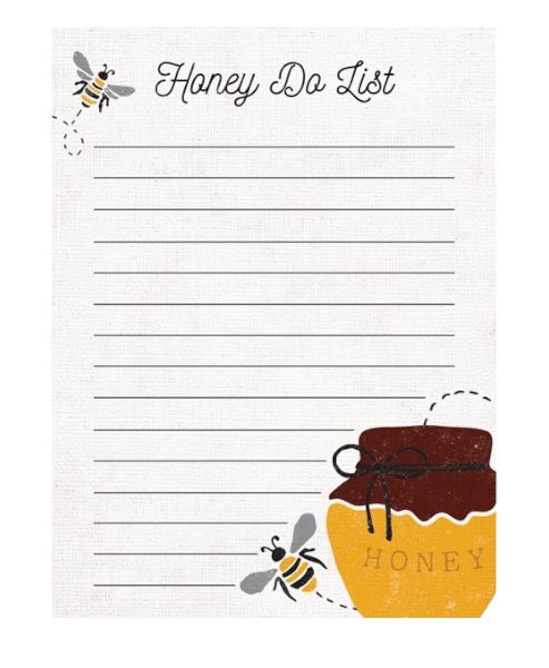 Magnetic Notepad - Honey Do List Scratch Pad