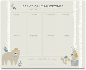 Notepad - Baby Milestones