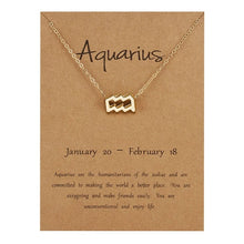 Load image into Gallery viewer, Zodiac Necklace-Golden
