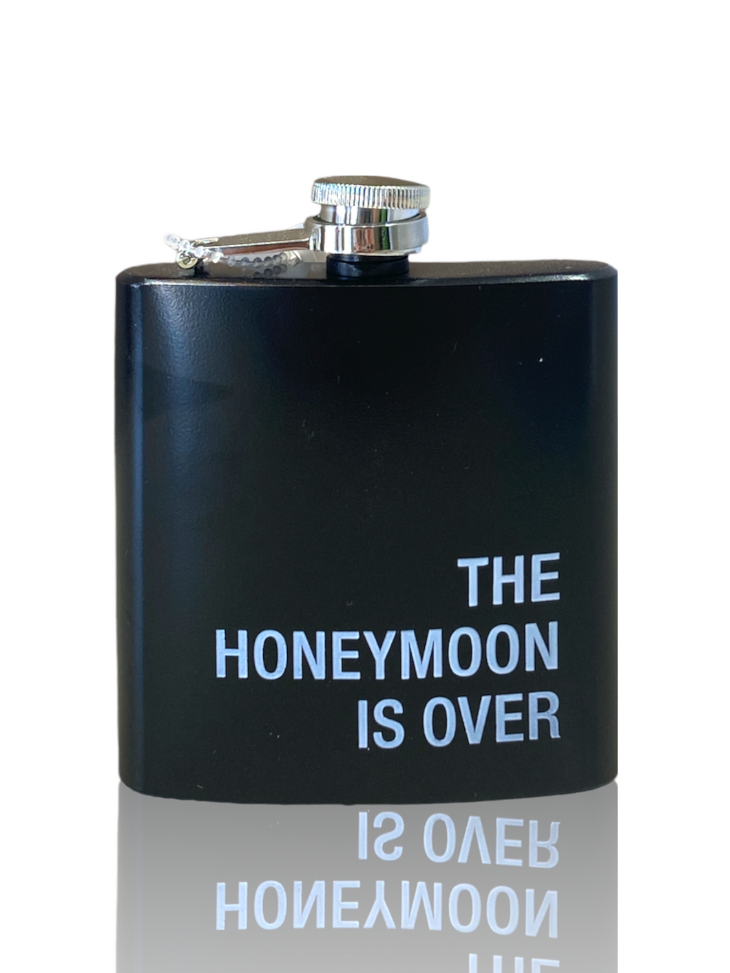 Honeymoon Is Over Flask | Hip Flask