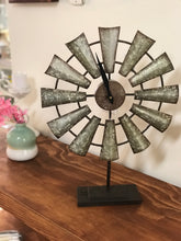 Load image into Gallery viewer, Windmill Sofa Table Clock
