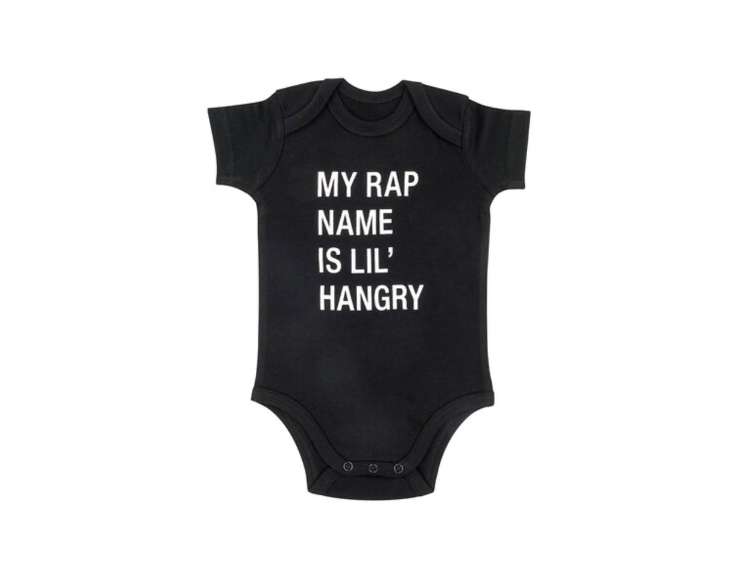 Lil’ Hangry Baby Bodysuit 3-6 Mo