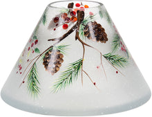 Load image into Gallery viewer, Pine Cones and Berries - Large Candle Shade
