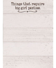 Load image into Gallery viewer, Magnetic Notepad - Big Girl Panties Scratch Pad
