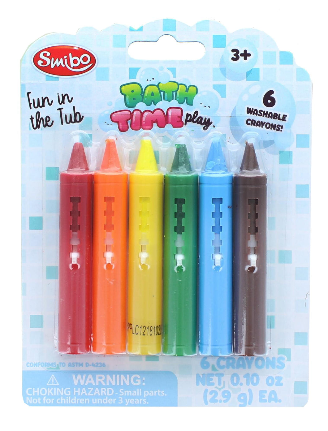 Bath Time Play 6 Crayons | Tub Crayons