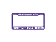 Load image into Gallery viewer, License Plate Frame - I’m A Unicorn
