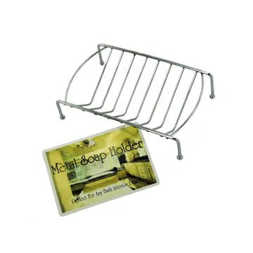 Metal Rack Soap Dish- Footed Soap Holder - Kitchen Soap Dish