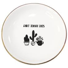 Load image into Gallery viewer, Can’t Touch This Cactus Trinket Tray

