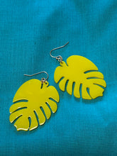 Load image into Gallery viewer, Monstera Earrings - Leaf Drop Earrings

