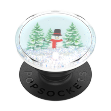 Load image into Gallery viewer, PopSocket | Tide pool snow globe winter wonderland | Polyester PopGrip
