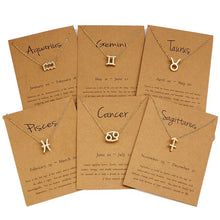 Load image into Gallery viewer, Zodiac Necklace-Golden
