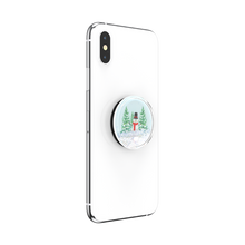 Load image into Gallery viewer, PopSocket | Tide pool snow globe winter wonderland | Polyester PopGrip
