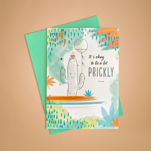 Funny Birthday Card | Funny Old Age Birthday Card | Over The Hill Birthday Greeting Card | Cactus Greeting Card Birthday