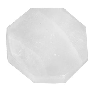 Selenite Hexagon Charging Plate | Metaphysical Charging Crystal