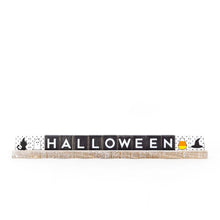 Load image into Gallery viewer, Ledgie Wood Shape Bats, Scrabble Tile Bat Decor, Custom Wood Decor Scrabble Tile Halloween Bats
