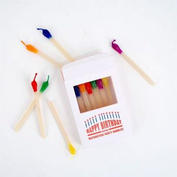 Match Stick Party Candles, ST/12, Gift Box, 4