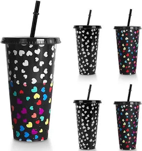 Cold Changing Cup | Magic Heart Tumbler 24oz