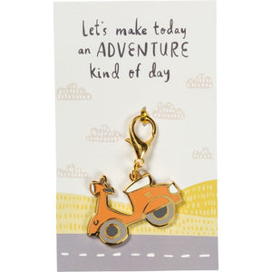 Let’s Make Today An Adventure Charm Keychain