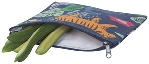 Reusable Snack Bag Set of 2- Wild Bunch Animal Print Snack Pack Set - Reusable Food Storage