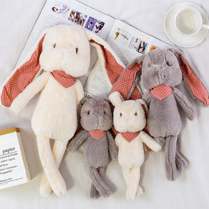 Large Soft Knitted Baby Toy, Long Ear Bunny | Bedtime Stuffed Animal Toy | Baby Shower Gift Plushies