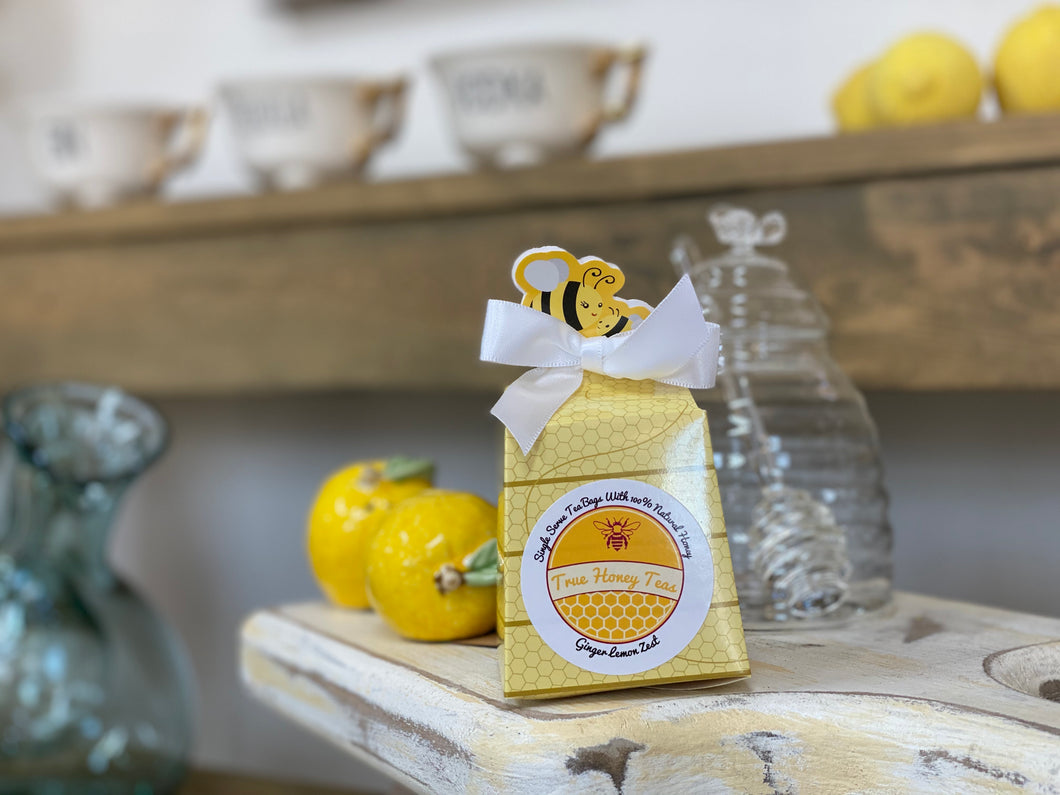 Ginger Lemon Zest Bee Box - 4 pk gift set