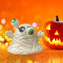Load image into Gallery viewer, Resin Ghost with LED eyes - Halloween Ghost Figure With Bulging Eyes
