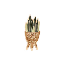 Load image into Gallery viewer, Enamel Pin | Crazy Plant Lady
