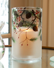 Load image into Gallery viewer, Pine Cones and Berries - Jar Candle Holder
