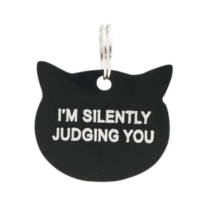 Judging You Cat Tag