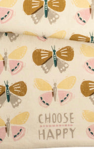 Choose Happy Butterfly Table Runner