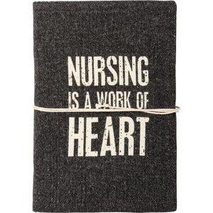 Journal - Nursing Is A Work Of Heart Notebook