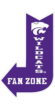 Load image into Gallery viewer, Fan Zone Sign | Kansas Wildcats KSU
