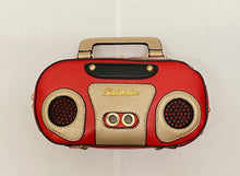 Load image into Gallery viewer, Retro Boombox Radio Handbag - Red
